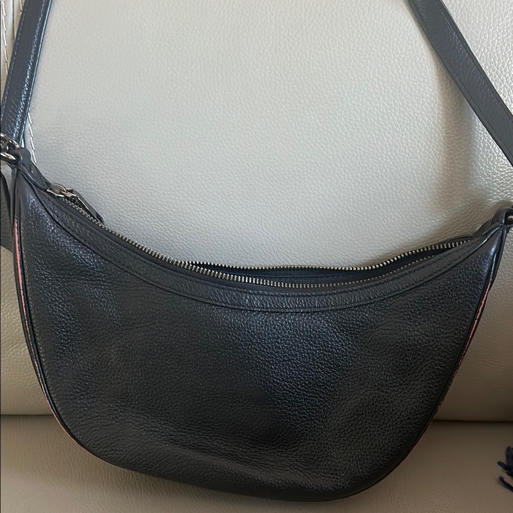 Coach Black Leather Shoulder Bag - Picture 5 of 11